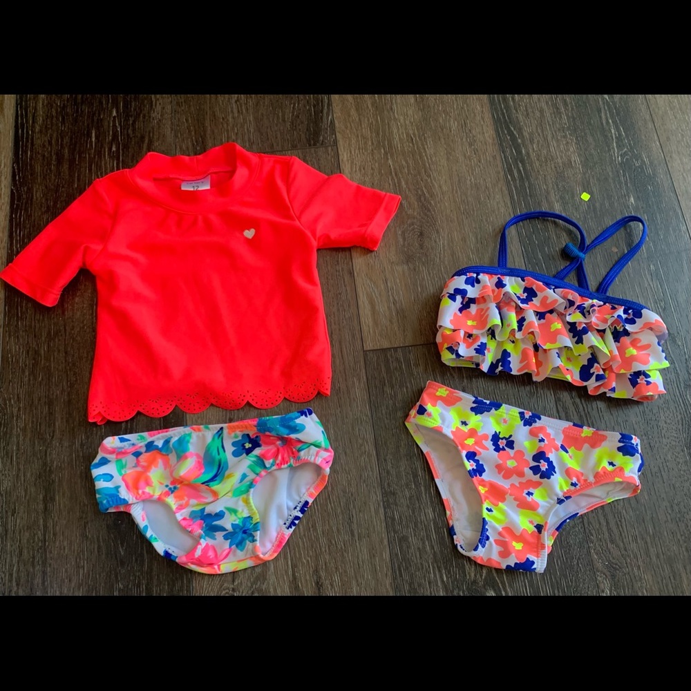 2 12 month bathing suits